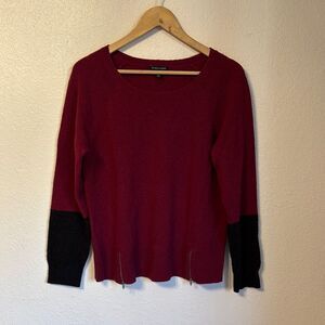 Eileen Fisher Color Block Pullover Medium